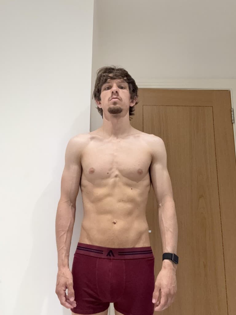 front progress photo