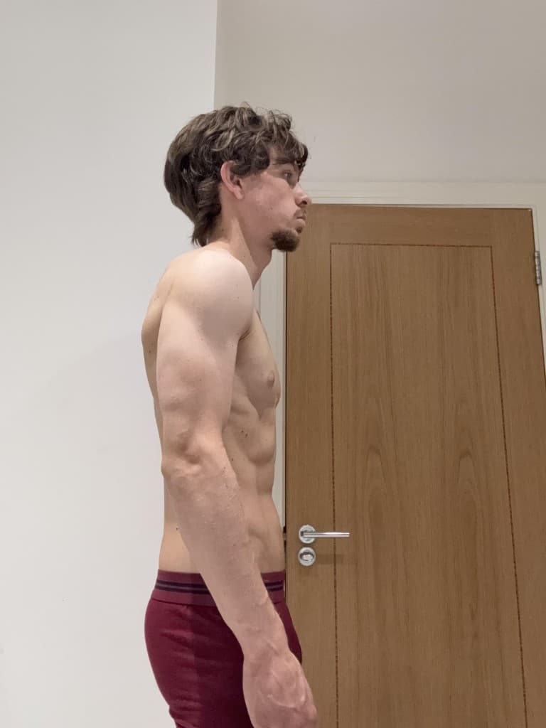 side progress photo