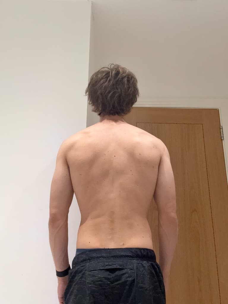 back progress photo