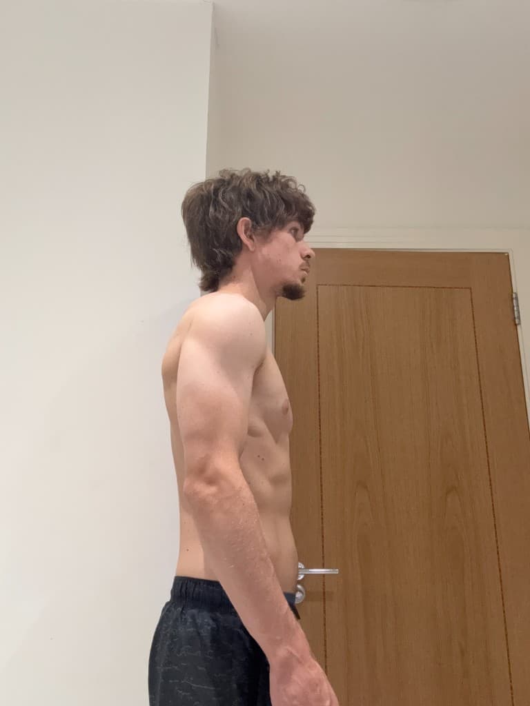 side progress photo
