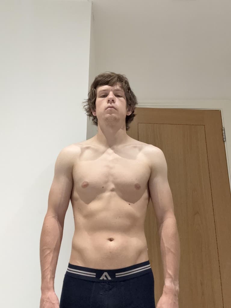 front progress photo